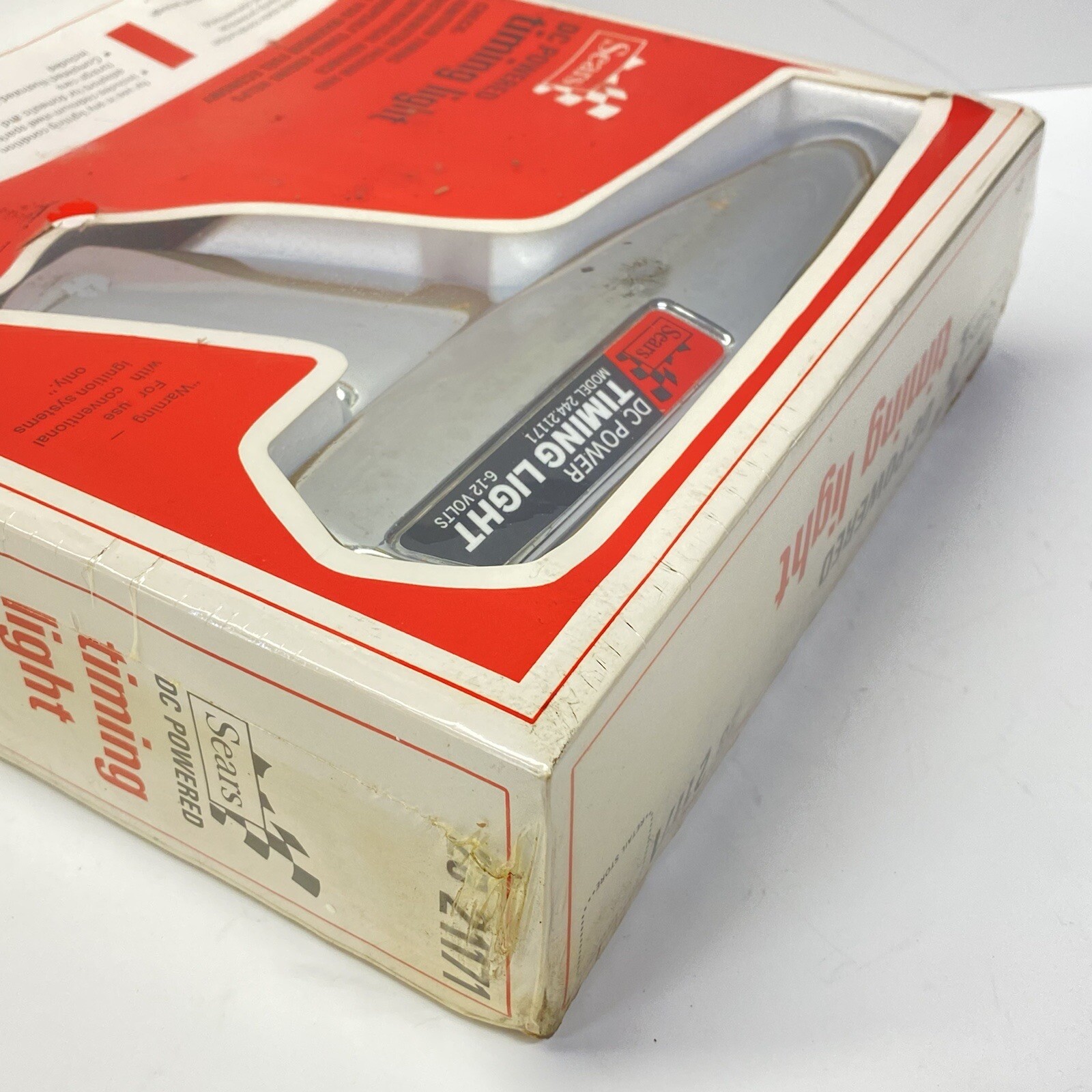 Vintage Sears DC Power Timing Light, Xenon Flash Tube NEW eBay