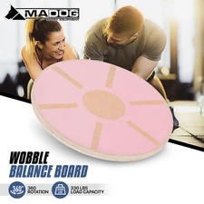 Pink Portable Wobble Balance Board Gym Rehabilitation Equipment Balance Training