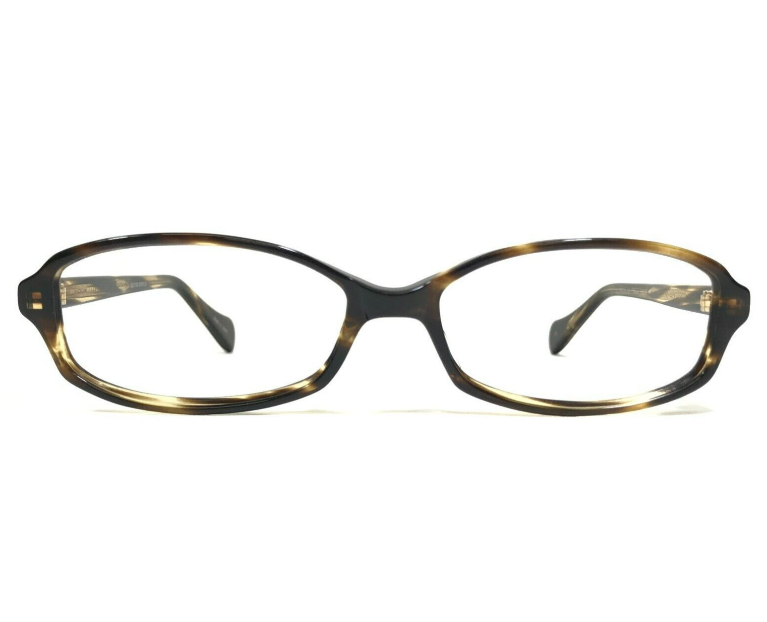 Оправа для очков Oliver Peoples Tatana COCO Коричневая Прозрачная роговая овальная 52-16-140