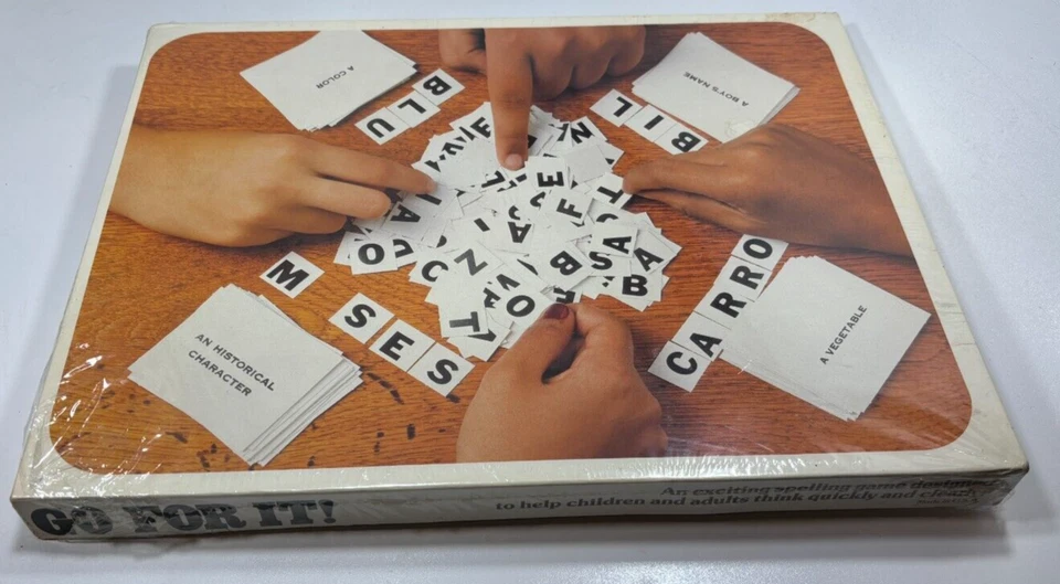 Rare Vintage New Sealed GO FOR IT! Spelling Game Discovery Toys Educational NIB - Image 2 of 4