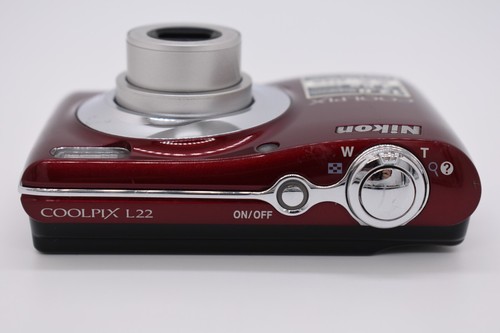 Nikon Coolpix L22 12mp 3,6x Zoom rot Digitalkamera getestet funktioniert mit SD-Karte - Bild 5 von 11