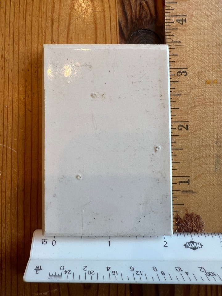 Asbury House Tile Number 6 Only 2.25" x 3.5" from Schoolhouse Electric