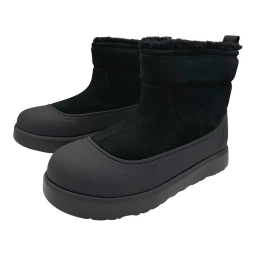 UGG KIDS CLASSIC MINI MOD BLACK SUEDE WATERPROOF KIDS SIZE US 6 - Picture 7 of 7