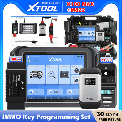 XTOOL X100MAX M822 Auto Immobilizer Key Programming Coding Diagnostic Scanner