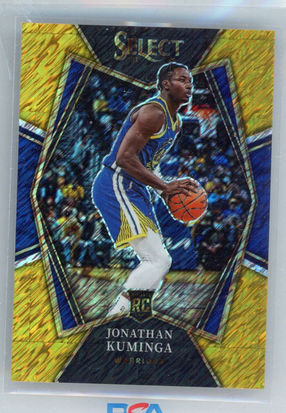 JONATHAN KUMINGA 2021 RC SELECT PRIZM #123 GOLD SHIMMER /10 PANINI ROOKIE