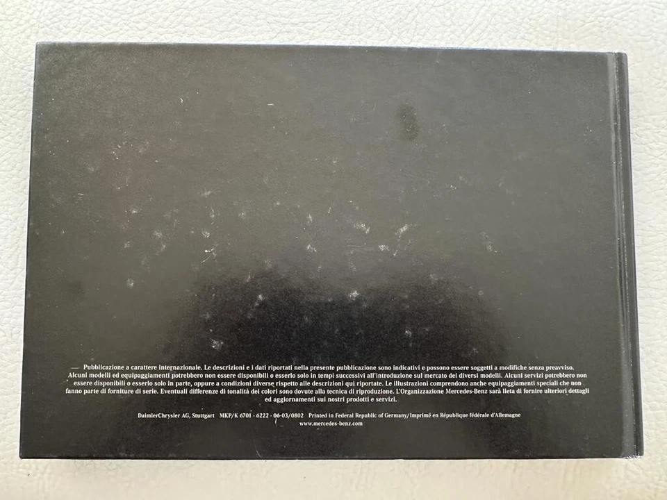 I ROADSTER DELLA CLASSE SL Mercedes BENZ 2002 VINTAGE STUPENDA LIBRO RILEGATA - Immagine 2 di 4