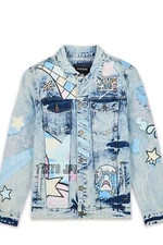 New Reason Clothing Brand Neo World Denim Jean Blue Jacket S Size Small