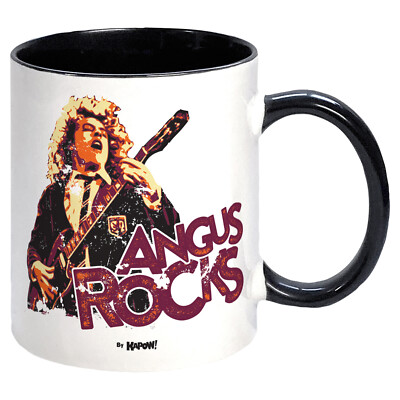 Angus Rocks Mug AC/DC Rock Music Gift Boxed Tea Coffee Cup Home Gift ...