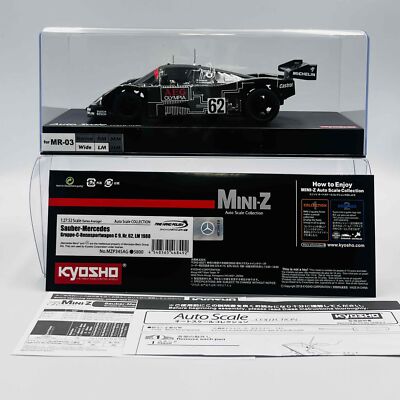 Kyosho Mini-z Body Sauber-Mercedes C9, Nr.62, LM 1988 MZP345AG | eBay
