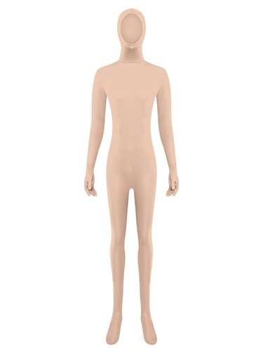 Unisex Women Men Jumpsuit Dance Bodysuit Gymnastics Leotard Stretch Hooded Suit - Picture 31 of 111