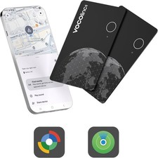 VOCOlinc Air Tag Smart Card for Android  iOS, New Dual System Rechargeable Wall