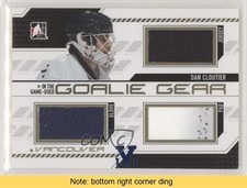 2013 In the Game-Used Gold ITG Vault Sapphire 1/1 Dan Cloutier #GG-03 READ 1j8