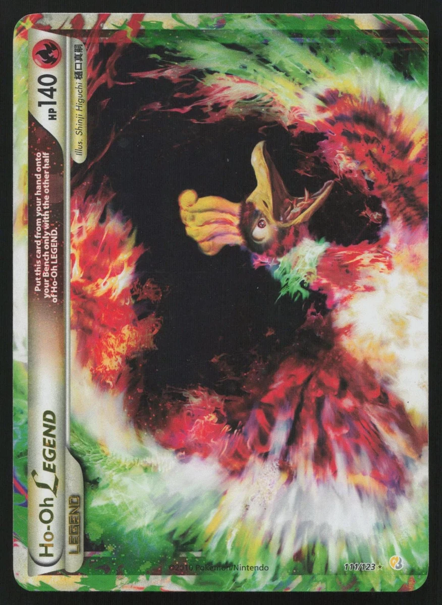 ho oh legend pokemon card value Ho-Oh Pokémon TCG Heartgold & Soulsilver Ultra Rare Individual Collectible  Card Game Cards for sale