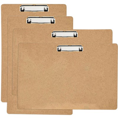 4 Pack Extra Large Clipboard, 11x17 inch Legal Size Wooden Clipboard, Vertica...
