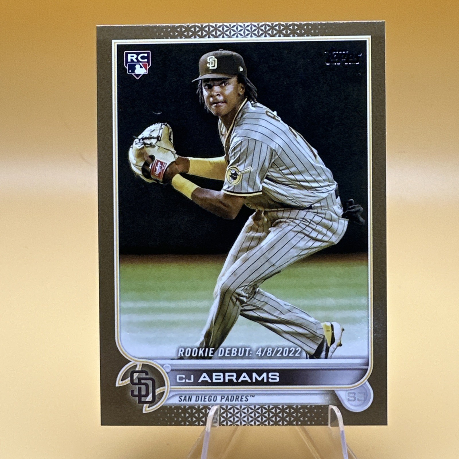 2022 Topps Update Series - Rookie Debut C.J. Abrams #US327 Gold 1686/2022 (RC)