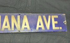Porcelain Street Sign In Original Advertising Signs (1930-1969