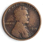 ⭐1914-P Nicely Circulated Lincoln Wheat Cent ⭐ ***🆓️ Free Shipping!*** ⭐ 💖