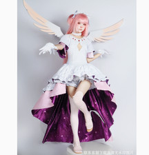 Puella Magi Madoka Magica Kaname Madoka Cosplay Costume Outfit Anime Carnival