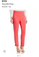 BOSS Tiluna Slim Fit Trousers Size 8 New