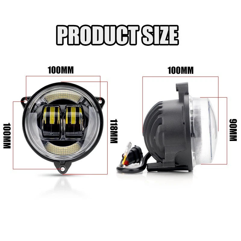 2x Faros LED Lámpara DRL de haz bajo para Can-Am Outlander 500 650 800 850 1000 Foto 2 de 4