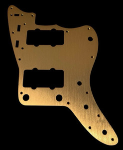 Fender Jazzmaster Brushed Gold Aluminum Pickguard