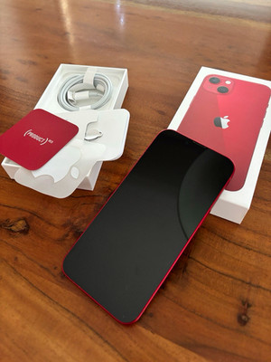 Apple iPhone 13 RED Rot 128 GB  inkl. OVP - Top Zustand