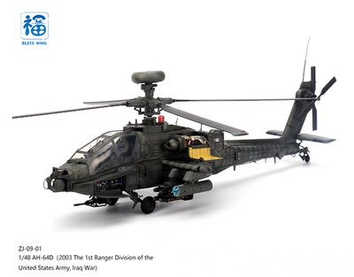 1:48 BLESS AH-64D United States Army, Iraq War Helicopter Plane