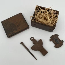 Jan Barboglio Hand Forged Iron Guardian Angel Box House Blessing Prayer Gift