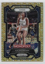 2024 Panini Prizm Monopoly WNBA Millionaire Gold Mojo /500 Kalani Brown #47 00c5