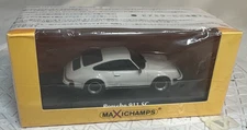 SEALED! Minichamp 1979 Porsche 911 SC Diecast White New (50D)