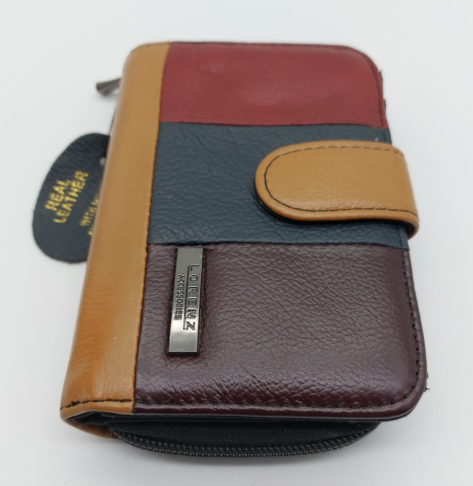 Lorenz Accessories Patchwork Multicoloured Real L… - image 6