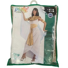 Party Atosa Ladies White Cleopatra Egyptian Costume - Size XL - Brand New