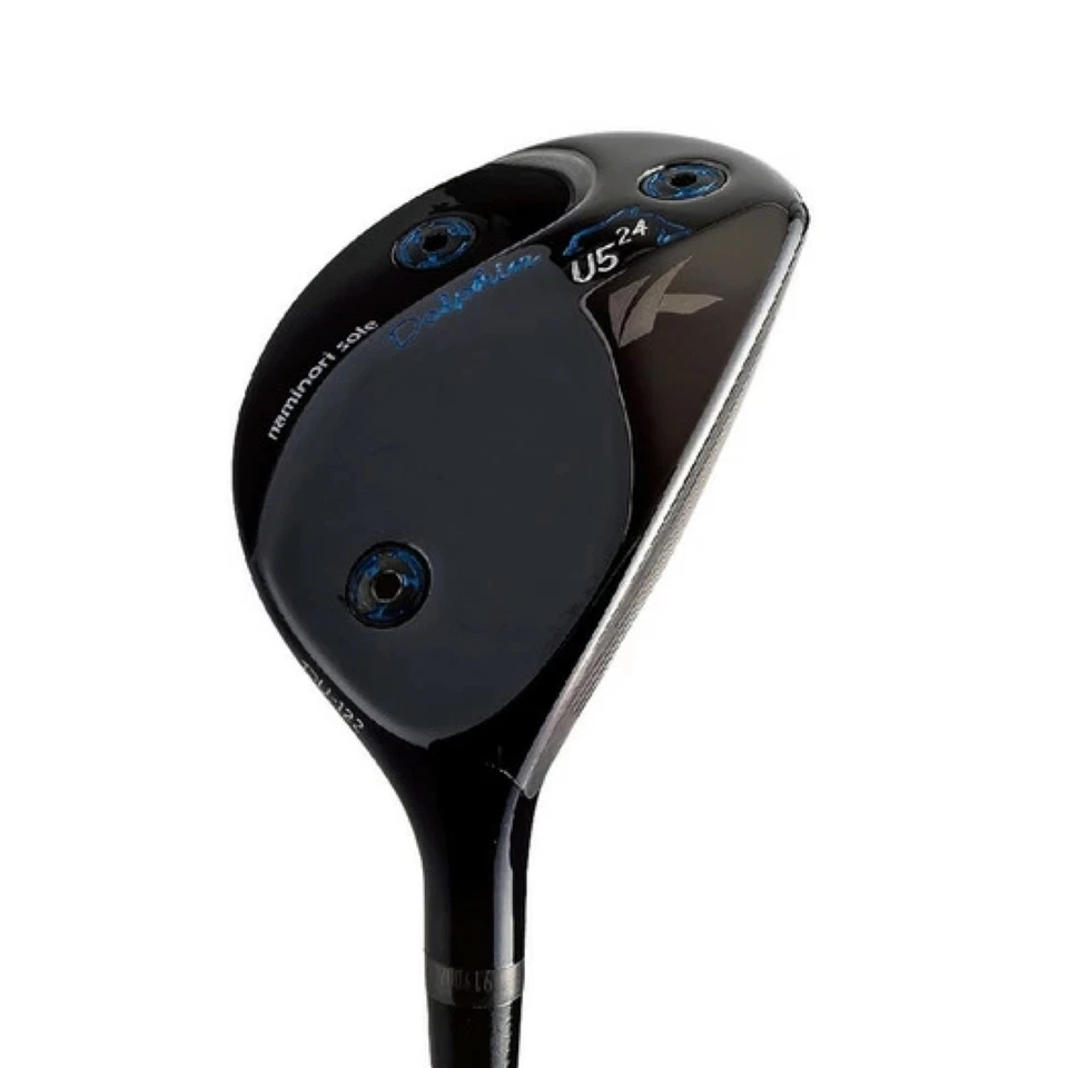 Eje de grafito Kasco DU-122 Dolphin negro híbrido utilitario 5H R-Flex ATTAS MB-HY55 Foto 2 de 4