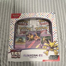 Pokémon Scarlet & Violet 151 Alakazam ex Collection Box Promo Booster English