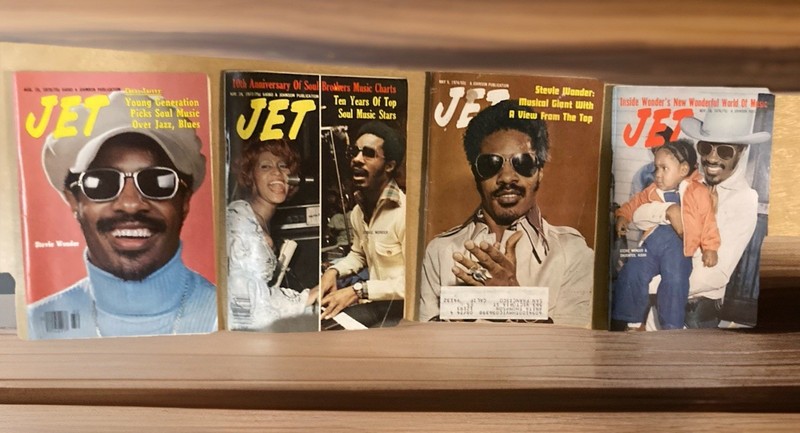 Jet Magazine Lot Of 4 - Stevie Wonders Covers