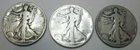 1920 D, 20 S, & 20 P * 3 SILVER WALKING LIBERTY HALF DOLLARS * As Seen FREE SHIP