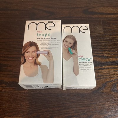 Lot Of 2 ME New Bright Eye Illuminating Device & Clear Anti-blemish Device