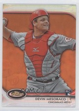 2012 Topps Finest Orange Refractor 2/99 Devin Mesoraco #56 0w7