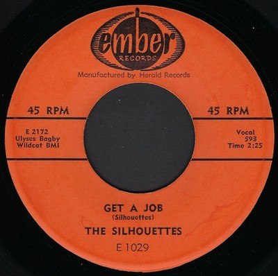 The Silhouettes - Get A Job / I Am Lonely, 7'', (Vinyl)