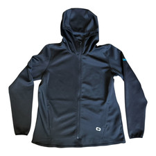 OGIO Endurance Stealth Jacket LOE728 Womens XL Black Lightweight Full Zip Hooded