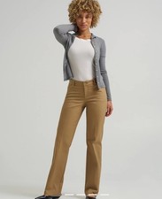 NWT Lee Women's Ultra Lux Comfort with Flex Motion Trouser Pant Size 14 Short