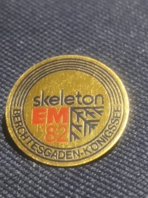 Pin Anstecknadel Skelethon EM 1983 Berchtesgaden Koenigssee