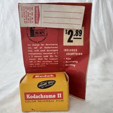 Vintage Kodak Kodachrome II Color KR 135-20 Developing Kit Expired May 1963