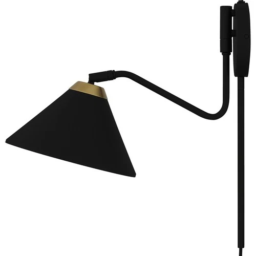 Matte Black  Wall Sconce from the Alscott Collection - Picture 3 of 7