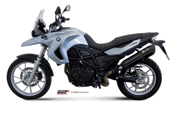 Auspuff Zugelassen Mivv Sound Edelstahl Schwarz BMW F 650 GS 2008 - 2012-image