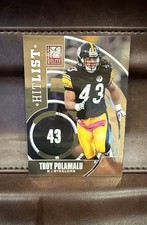 2011 Donruss Elite - Hit List Troy Polamalu #24 Gold /999
