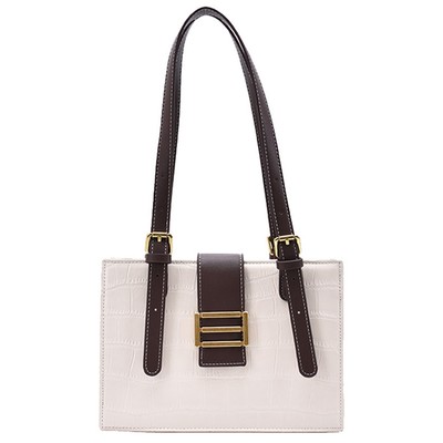 Modisches Muster Damen PU Leder Schultertasche Luxus Retro Handtasche2622