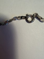 YGI Sterling Silver 925 Diamond Cut Link Chain Necklace