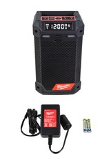 Milwaukee 12V Cordless Bluetooth/AM/FM Jobsite Radio with Charger