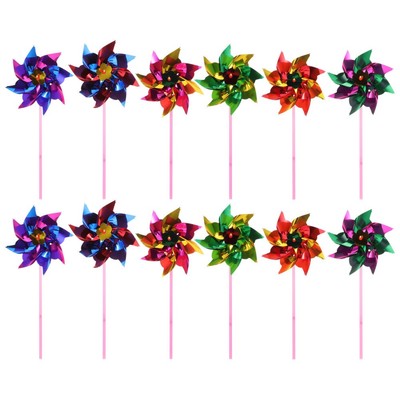  100 Pcs Bunte Windmühle Kleinkind DIY Windräder Basteln Mini Pinwheels